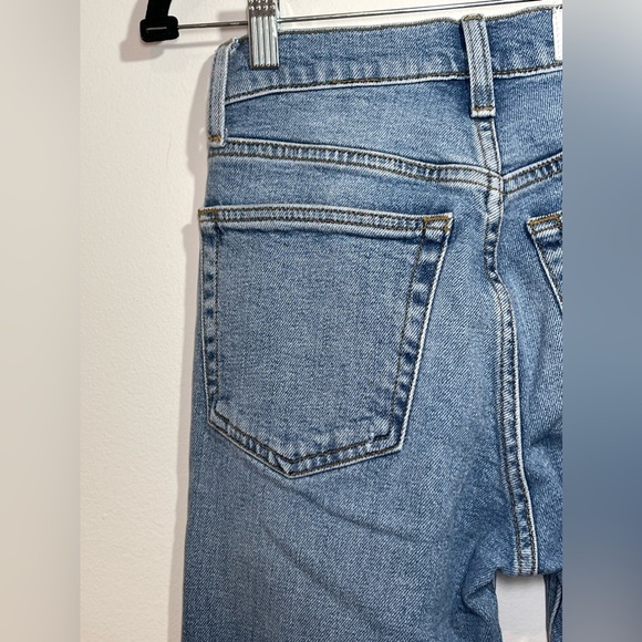 RE/DONE Jeans Women’s Size 24 Originals 80s Slim Straight in Brisk Blue - Picture 12 of 15